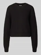 Swetry damskie - Sweter z dzianiny z okrągłym dekoltem model ‘MAYSA’ - miniaturka - grafika 1