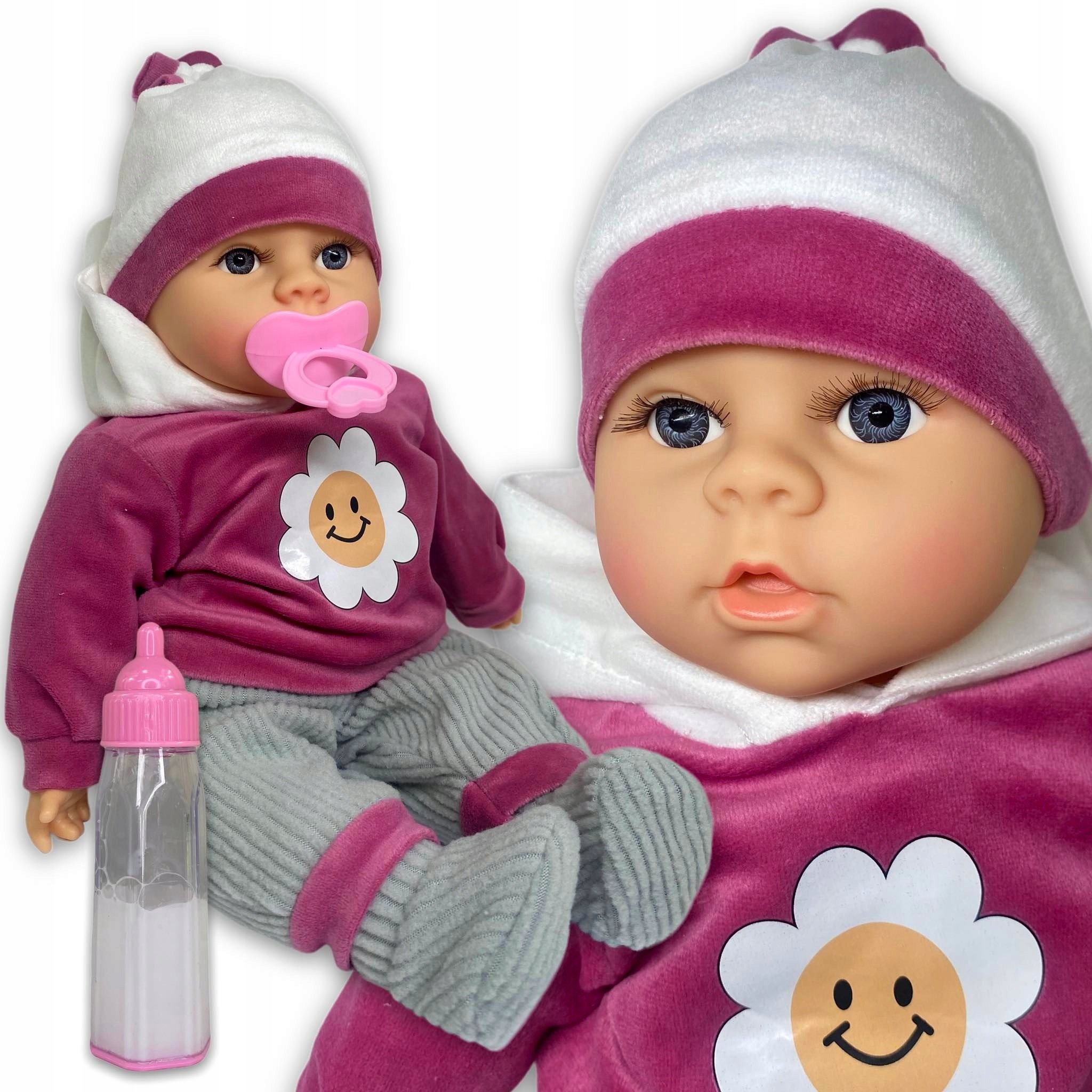 Lalka Jak Żywa Bobas Mówi I Śpiewa Interaktywna W Pudełku Przytulanka