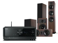 Kino domowe - Yamaha RX-V6A (czarny) + Tesi 6 + 2 + 7 (mokka) - miniaturka - grafika 1