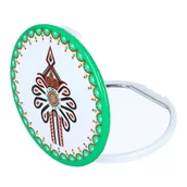 Lusterka do makijażu - Artfolk, Lusterko kieszonkowe folk podhalański - miniaturka - grafika 1