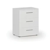 Szafki biurowe - Komoda biurowa do biurka PRIMO WHITE, 740 x 600 x 420 mm, biały - miniaturka - grafika 1