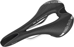 Selle ITALIA Siodło ITALIA MAX SLR GEL SUPERFLOW L (id match - L3) TI 316 Tube 7, fibra-tek, 280g czarne (NEW) A-SIT-044H901IKC001 - Siodełka rowerowe i akcesoria - miniaturka - grafika 1