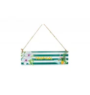 Dekoracje domu - Zawieszka Drewniana Tropical 34 X 10 Cm - miniaturka - grafika 1