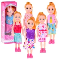 Zabawy w naśladowanie dorosłych - Urocza Laleczka Mini 13cm Lalka w sukience do domku ZA4628 - miniaturka - grafika 1