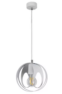 Lampex Ringo lampa wisząca 1-punktowa biała LPX0098/1 - Lampy sufitowe - miniaturka - grafika 1