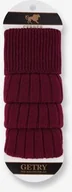 Rajstopy - Grube getry damskie Cerber Art. 0664 bordo - miniaturka - grafika 1