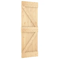 Drzwi wewnętrzne - Drzwi przesuwne z osprzętem, 70x210 cm, lite drewno sosnowe  8721012081376 - miniaturka - grafika 1