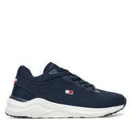 Buty dla chłopców - Sneakersy Tommy Hilfiger T3X9-33879-1219800 Granatowy - miniaturka - grafika 1