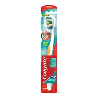 Szczoteczki do zębów - Colgate 360° Whole Mouth Clean szczoteczka do zębów medium Purple With Tongue Cleaner - miniaturka - grafika 1