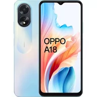 Telefony komórkowe - OPPO A18 4/128GB Niebieski - miniaturka - grafika 1