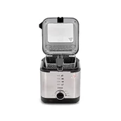 Frytkownice - Livoo Frytkownica 1,5 l, stal nierdzewna, 1,5 l, szara - miniaturka - grafika 1