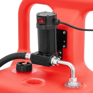 Przenośny zbiornik paliwa z elektryczną pompą nalewakiem na kółkach 37 l/min 120 l - Beczki - miniaturka - grafika 3