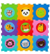 Maty piankowe - Mata piankowa edukacyjna dla dzieci puzzle piankowe podłogowe duża 18 el - miniaturka - grafika 1