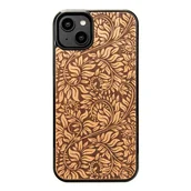Etui i futerały do telefonów - Drewniane Etui Bewood iPhone 14 Plus LIŚCIE JABŁOŃ - miniaturka - grafika 1