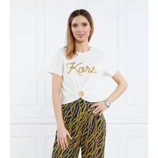 Koszulki i topy damskie - Michael Kors T-shirt KORS LOGO | Regular Fit - grafika 1