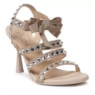 Sandały damskie - Sandały AGL - Cristal Sandal D669010PCKG085F643 Nude/Penny - miniaturka - grafika 1