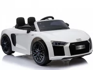 Pojazdy elektryczne dla dzieci - Super-Toys NAJNOWSZY ORYGINALNY AUDI R8 NA LICENCJI MIĘKKIE SIEDZENIE, MIĘKKIE KOŁA SUPER JAKOŚĆ/AUDI R8 AUDI-R8-BIAŁE-PL - miniaturka - grafika 1