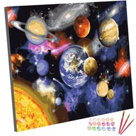 Malowanie po numerach - Zestaw do malowania po numerach, 40x50 cm, Galaktyka - miniaturka - grafika 1