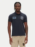 Koszulki męskie - Aeronautica Militare Polo 251PO1851P344 Granatowy Regular Fit - miniaturka - grafika 1