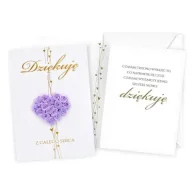 Kartki okolicznościowe i zaproszenia - Kukartka Karnet Podziękowania - miniaturka - grafika 1