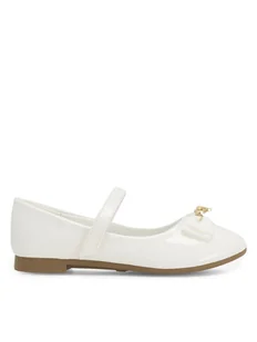 Nelli Blu Baleriny CM230519-8 Biały - Buty dla dziewczynek - miniaturka - grafika 1