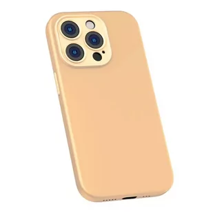 Zestaw Etui Baseus Liquid Silica Gel do iPhone 14 Pro Max (żółte) + szkło hartowane +z estaw czyszczący - Etui i futerały do telefonów - miniaturka - grafika 4