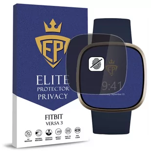 FOLIA 5D PRYWATYZUJĄCA SZKŁO ANTI-SPY DO FITBIT VERSA 3 CAŁY EKRAN - Akcesoria do smartwatchy - miniaturka - grafika 1