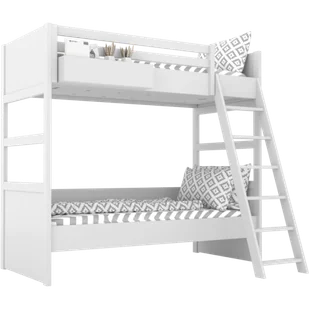 Łóżko piętrowe z drabinką SIMONE S7D - Łóżka dla dzieci i młodzieży - miniaturka - grafika 1