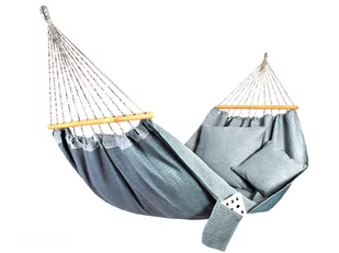 Hamak z drążkiem KOALA HS, morski, 230x128x340 cm - Hamaki - miniaturka - grafika 1