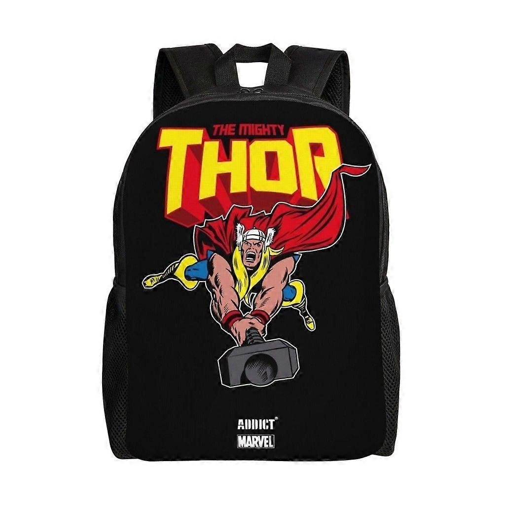 Wszechstronny plecak Thor Zmywalny plecak szkolny w stylu casual Modna torba na komputer z tkaniny Oxford Unisex-hjka4261