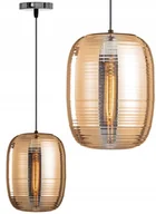 Lampy sufitowe - Lampa Wisząca Sufitowa Szklana Amber Loft Szkło - miniaturka - grafika 1