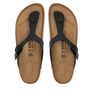 Klapki i japonki męskie - Japonki Birkenstock Gizeh 1029613 Czarny - miniaturka - grafika 1