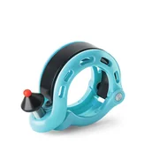 Dzwonki do roweru - Dzwonek rowerowy w kształcie litery Q 100db - niebieski ROCKBROS - miniaturka - grafika 1