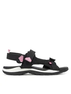 Buty dla dziewczynek - Roxy Sandały CS8126-01 Czarny - miniaturka - grafika 1