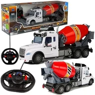 Zabawki zdalnie sterowane - Auto ciężarówka budowlana betoniarka sterowana samochód zdalnie sterowany na radio RC - miniaturka - grafika 1