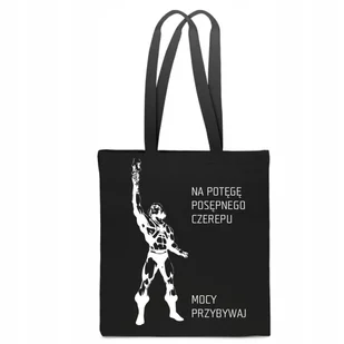 EKO TORBA Bawełniana czarna HE-MAN Na potęgę posępnego czerepu MOCY TT_298 - Torby i wózki na zakupy - miniaturka - grafika 1