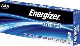 10 x bateria foto litowa Energizer L92 Ultimate Lithium R03 AAA - Baterie i akcesoria - miniaturka - grafika 1
