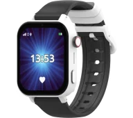 Smartwatch - KiDiZ CHAT GPS Czarny - miniaturka - grafika 1