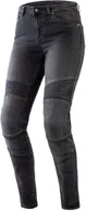 Odzież motocyklowa - Spodnie Jeansowe Ozone Agness II Lady Washed Black - miniaturka - grafika 1