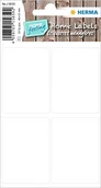Etykiety do drukarek - HERMA 15659 duże etykiety wielofunkcyjne (40 x 55 mm, 6 arkuszy, papier, matowe) samoprzylepne, trwałe etykiety do gospodarstwa domowego do pisania ręcznego, 24 etykiety samoprzylepne, białe - miniaturka - grafika 1