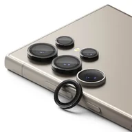 Szkła hartowane na telefon - Szkło hartowane na obiektyw RINGKE Camera Frame Protector do Samsung Galaxy S24 Ultra Czarny - miniaturka - grafika 1