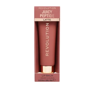 Makeup Revolution Juicy Peptide balsam do ust Latte 8ml - Balsamy do ust - miniaturka - grafika 1