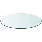 Blaty meblowe i parapety okienne - Blat stołu szklany okrągły 600 mm - miniaturka - grafika 1