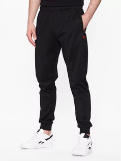 Spodnie sportowe męskie - Ellesse Spodnie dresowe Bertoni SHR04351 Czarny Regular Fit - grafika 1
