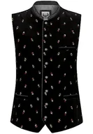 Garnitury - Stockerpoint Męska kamizelka Vittorio do stroju ludowego, czarny, 50 - miniaturka - grafika 1