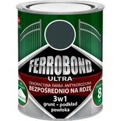 Farby olejne i specjalne - FERROBOND Farba antykorozyjna ULTRA półmat antracyt RAL 7016 0,25 l - miniaturka - grafika 1