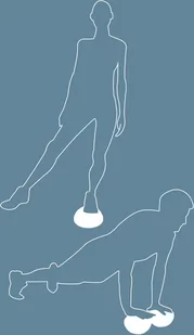 Półkula balansowa masażer stóp sensoryczna UMBRO 150kg - Masażery - miniaturka - grafika 4