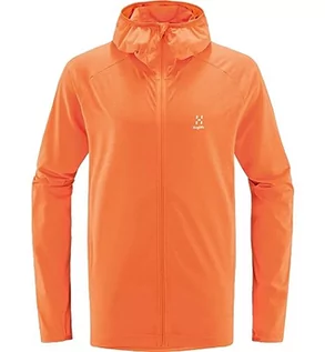 Kurtki męskie - Haglöfs 604823_4N8 MIRRE MID HOOD MEN Kurtka MĘSKA FLAME ORANGE Rozmiar L - grafika 1