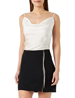 Spódnice - VERO MODA Women's VMKASEY HW mini spódnica WVN Rock, czarna, L - grafika 1