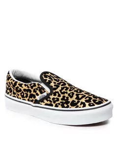 Półbuty damskie - Vans Tenisówki Classic Slip-On VN0A4UH8ABS1 Złoty - grafika 1